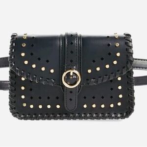 Black and Gold Women's Crossbody Bag